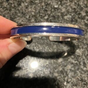 Elegant Blue and Silver Bracelet